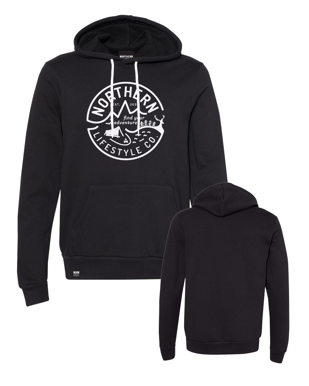 Adventure Grand Hoodie  - Black