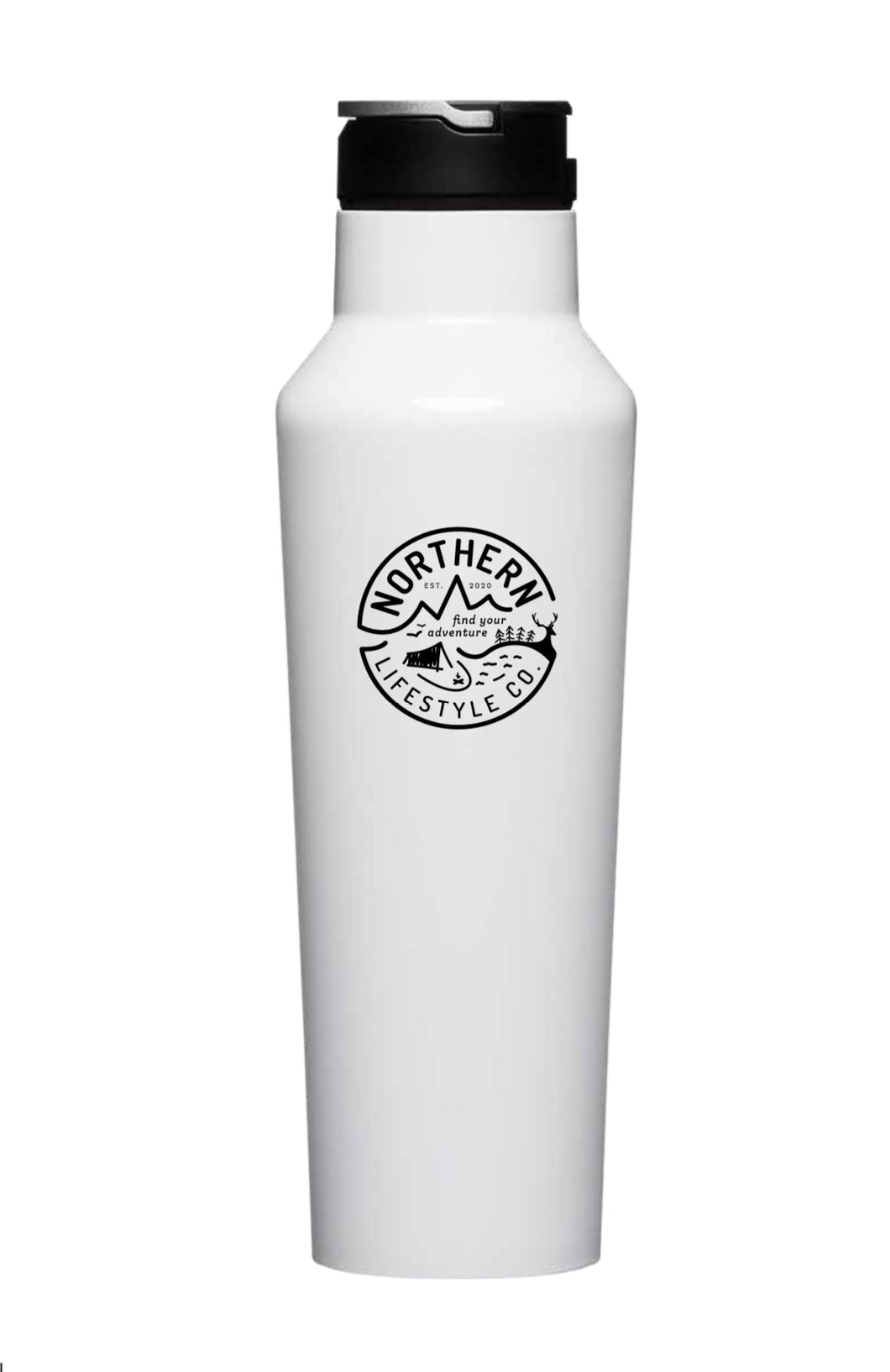 Adventure Sport Canteen x CORKCICLE- White